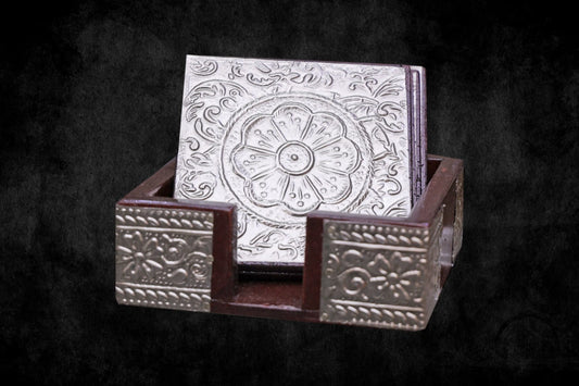 Antique Wooden Coasters